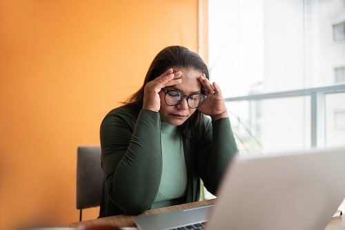 Woman in Glasses Stress iStock FG Trade