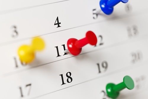 Pins in Calendar iStock MicroStockHub