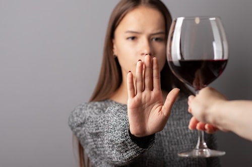 Woman Say No Alcohol MED Istock 1335914728 Credit Yana Tikhonova