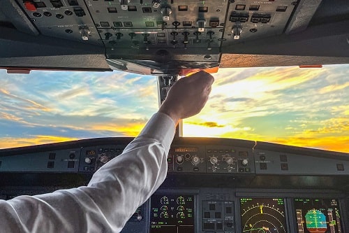 Pilots in cockpit iStock Visual Art Agency