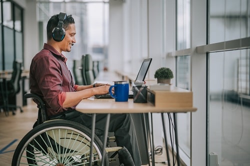 Worker in Wheelchair iStock Edwin Tan